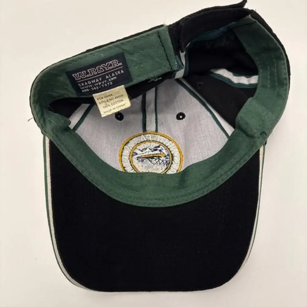 White Pass & Yukon Route Skagway Alaska Black Cotton Baseball Cap Unisex‎ OS